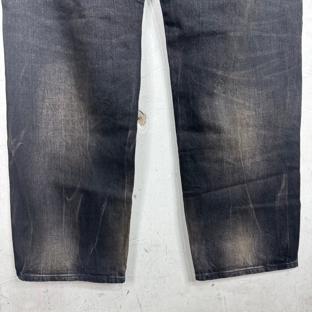 Supreme Black Baggy Selvedge Jeans