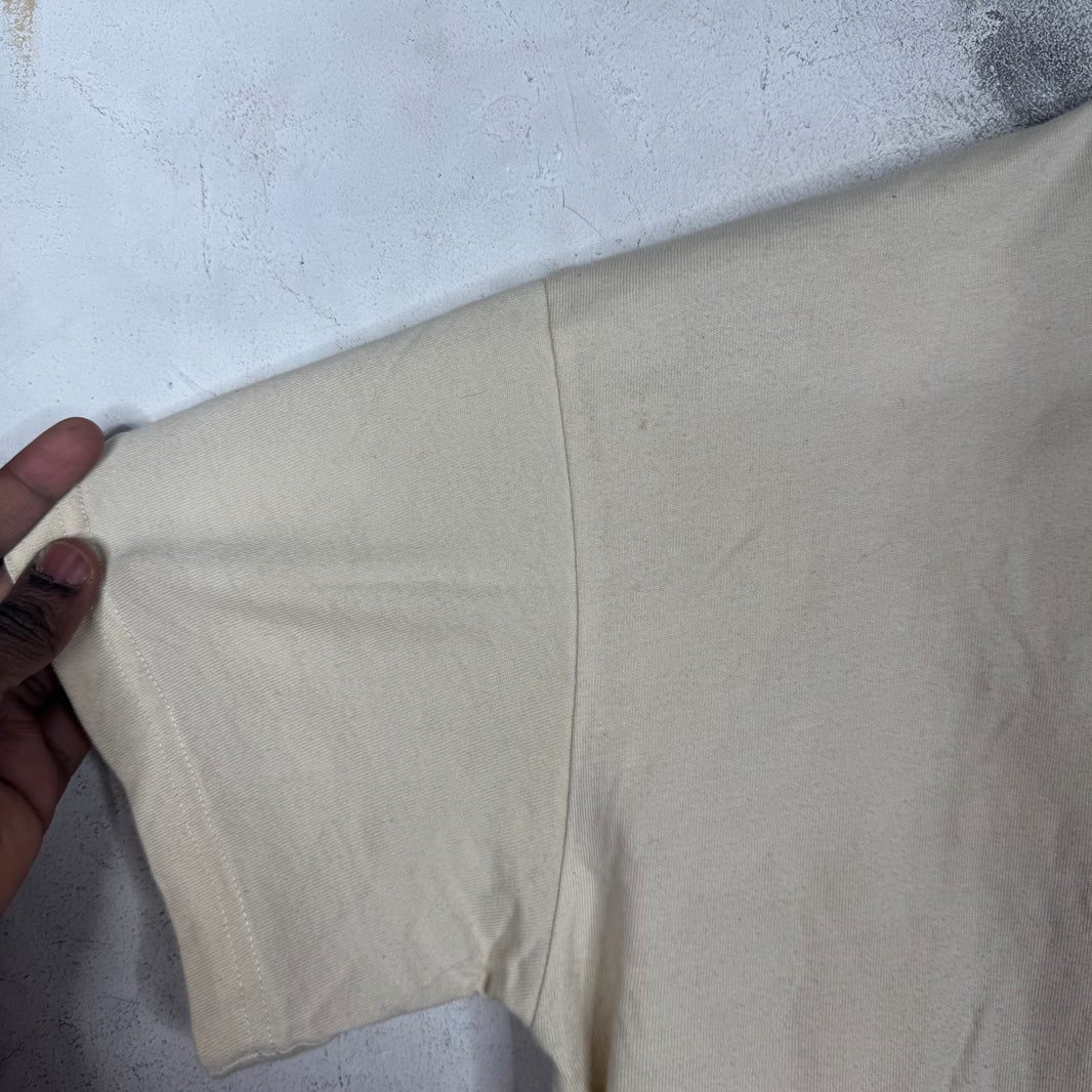 Balenciaga Cream BB Logo T-Shirt