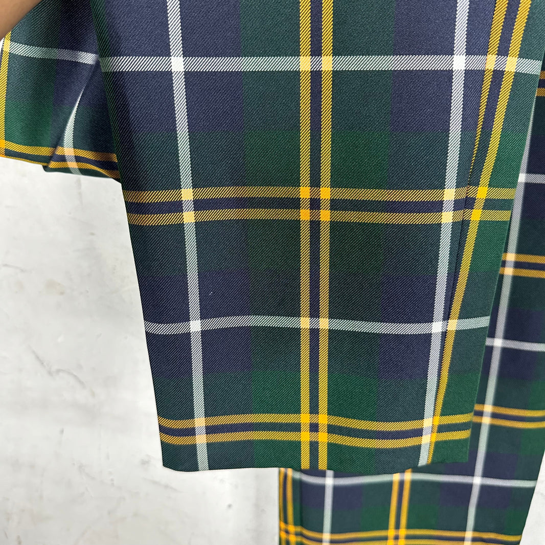 Comme Des Garçons Straight Plaid Trousers