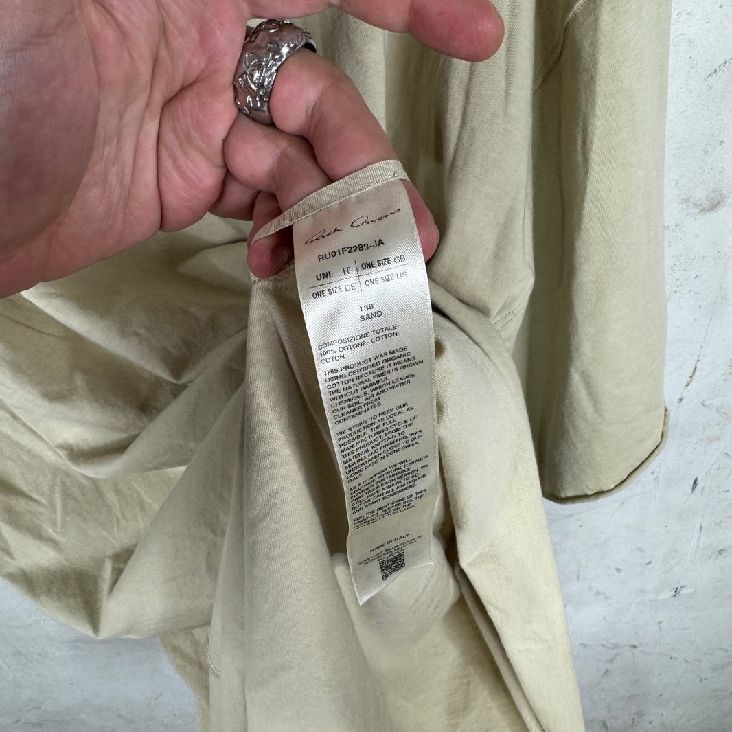 Rick Owens Beige Tommy T-Shirt