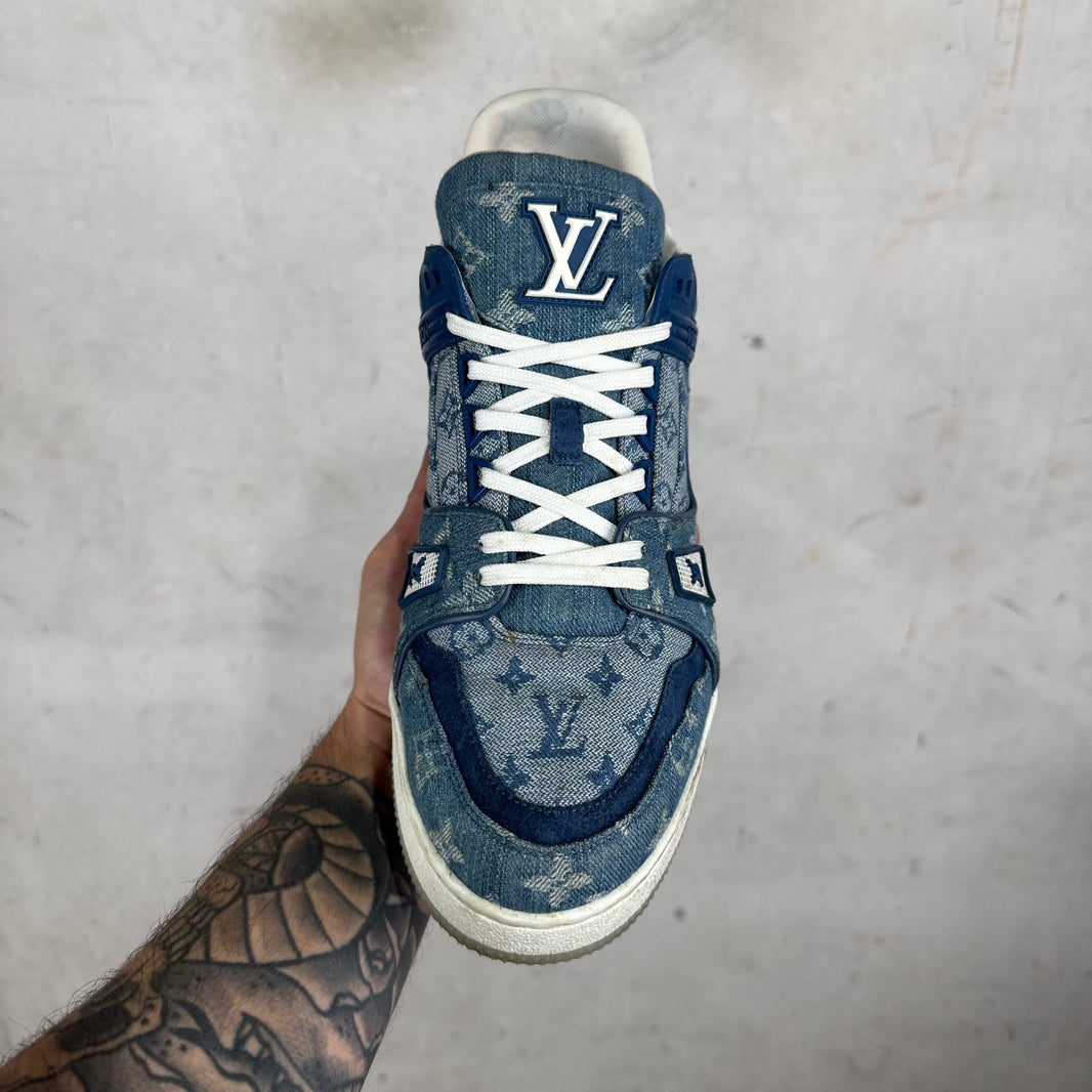 Louis Vuitton Denim Monogram Trainers