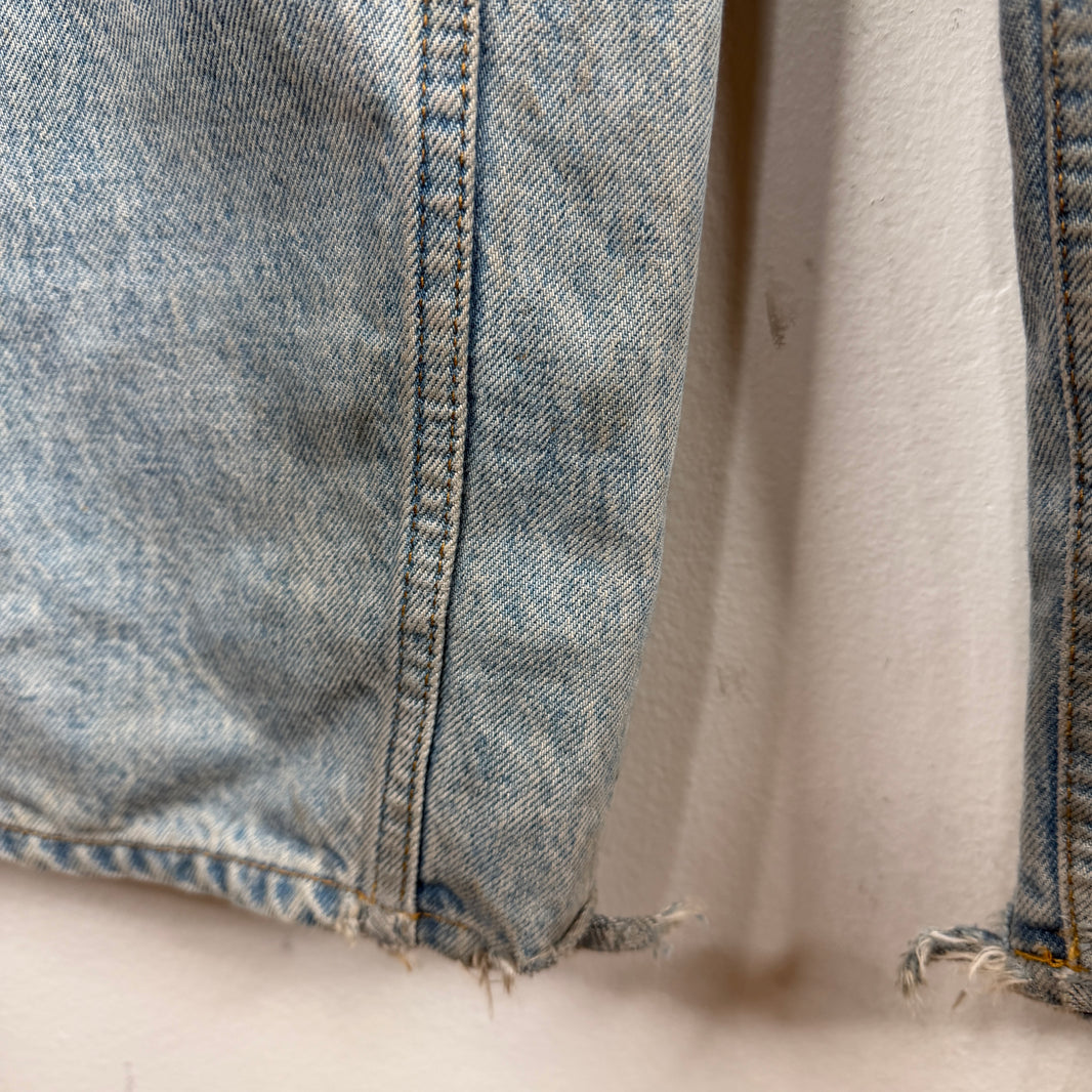 Balenciaga Garde Robe Blue Baggy Jeans