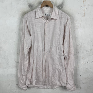 Margiela 09 Pink Grid Button Up