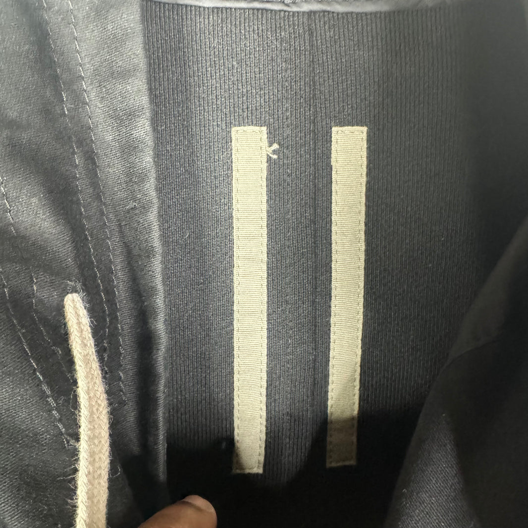 Rick Owens Leather Coated Fishtail Parka