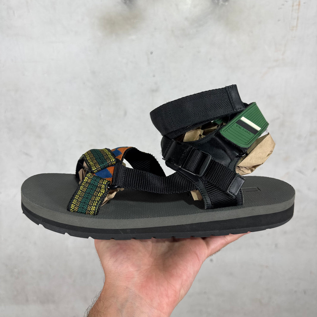 Prada Multi Strapped Sandals