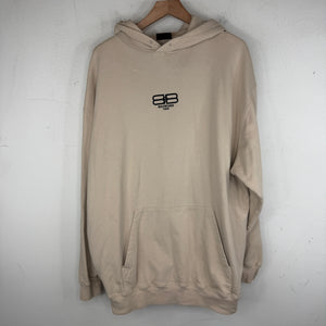 Balenciaga Beige BB Logo Hoodie