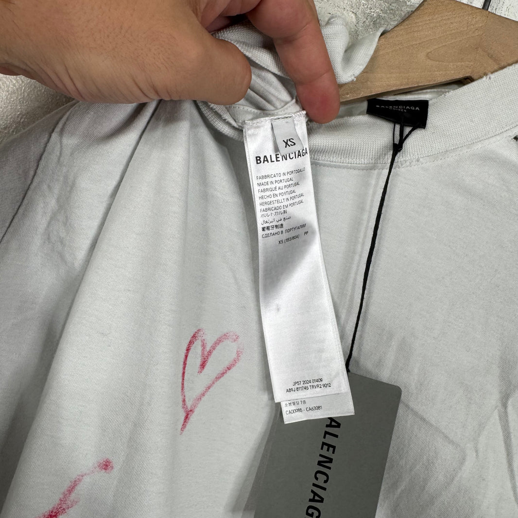 Balenciaga Happy Valentine T-Shirt
