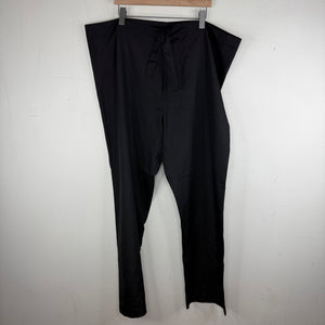 Margiela Thin Black Waist Tie Trousers