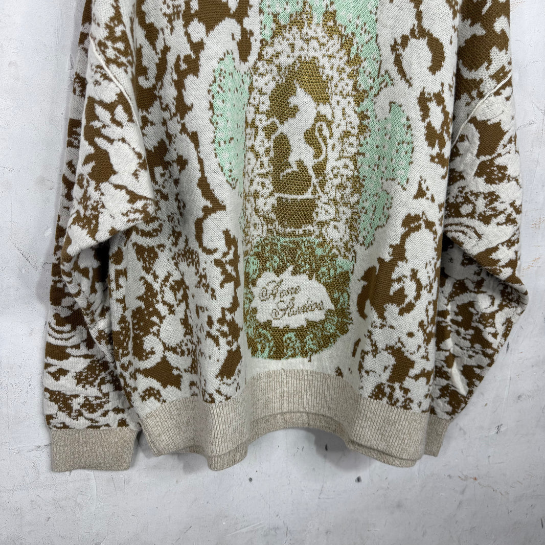 Acne Studios Beige Jacquard Sweater
