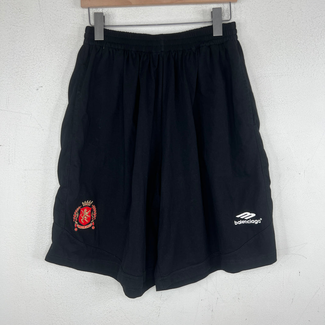 Balenciaga 3B Crest Soccer Shorts