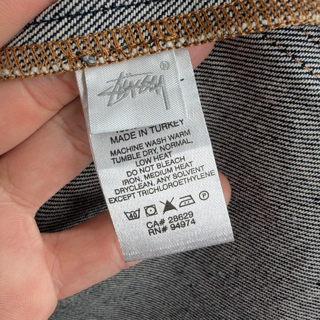 Stussy Denim Zip Vest