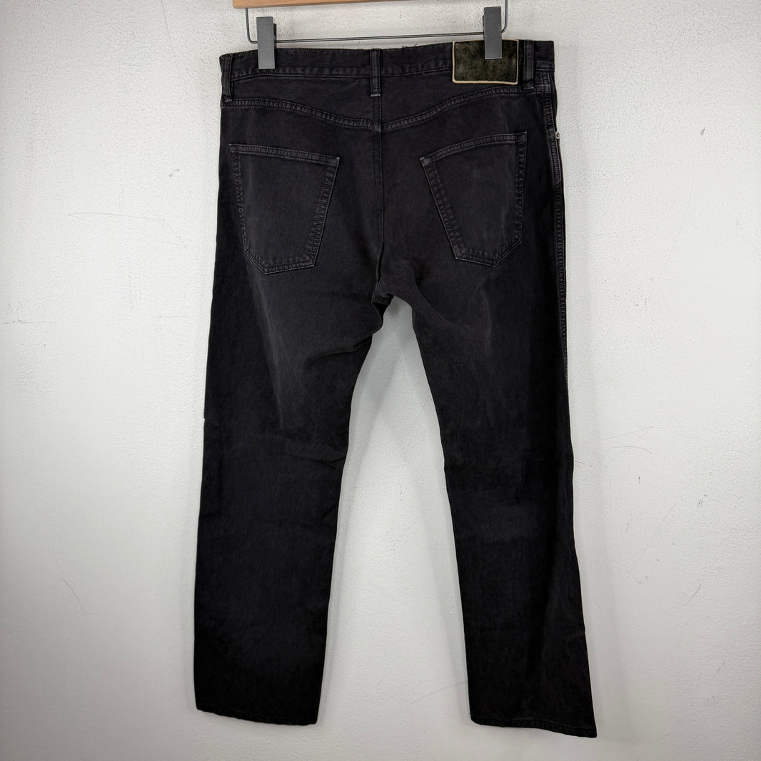 Visvim Black Corduroy Skinny Pants