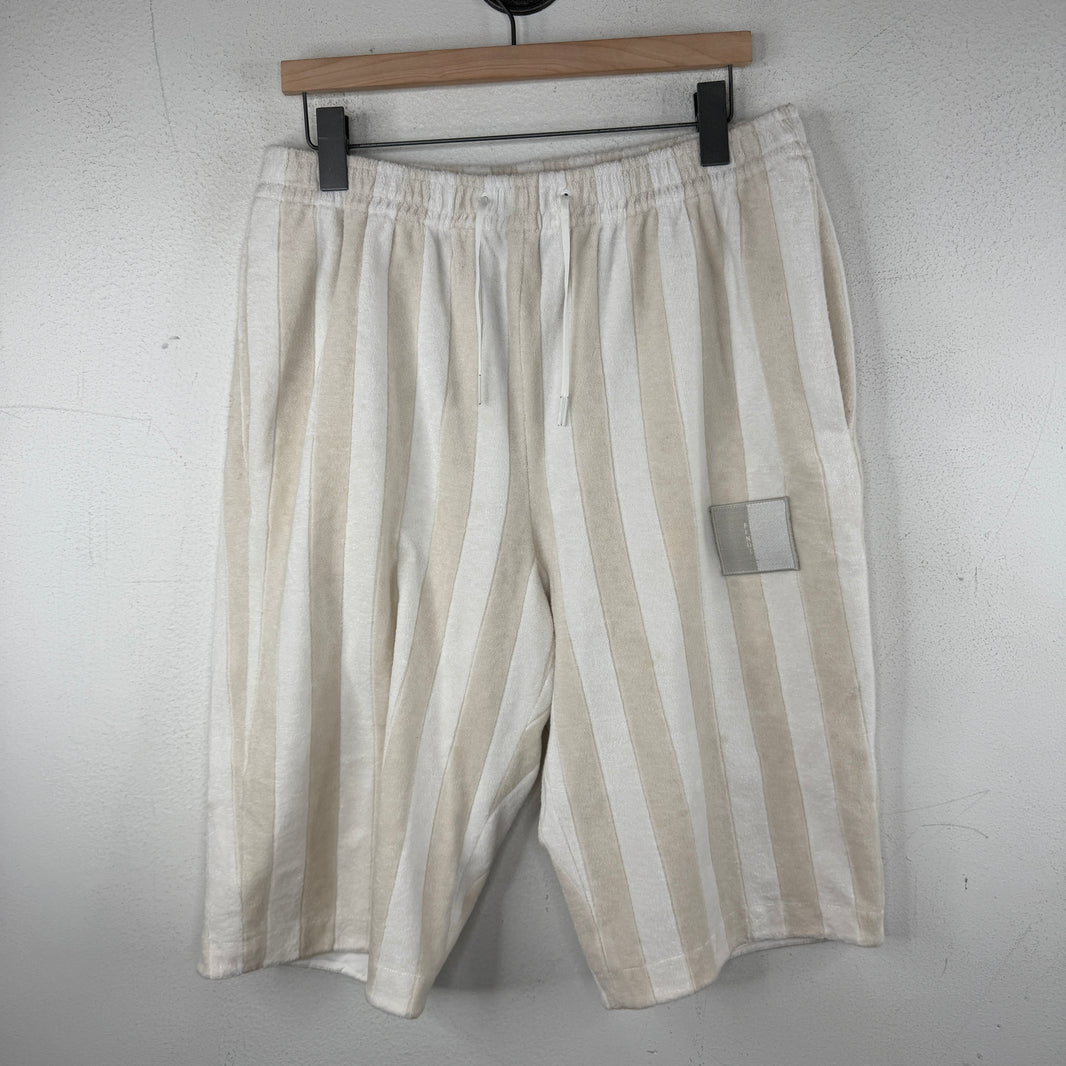 Fendi Striped Terrycloth Shorts