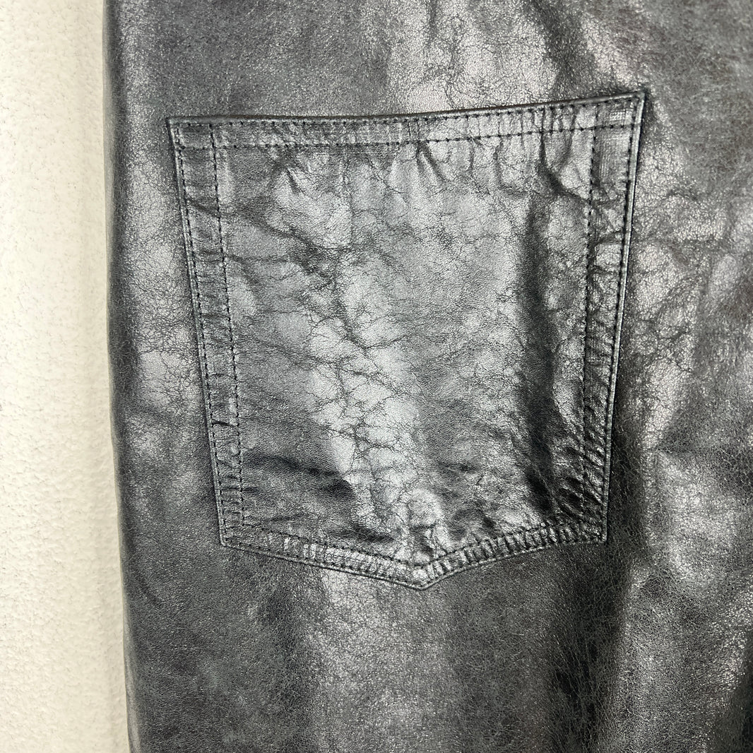 424 Paper Leather Pants