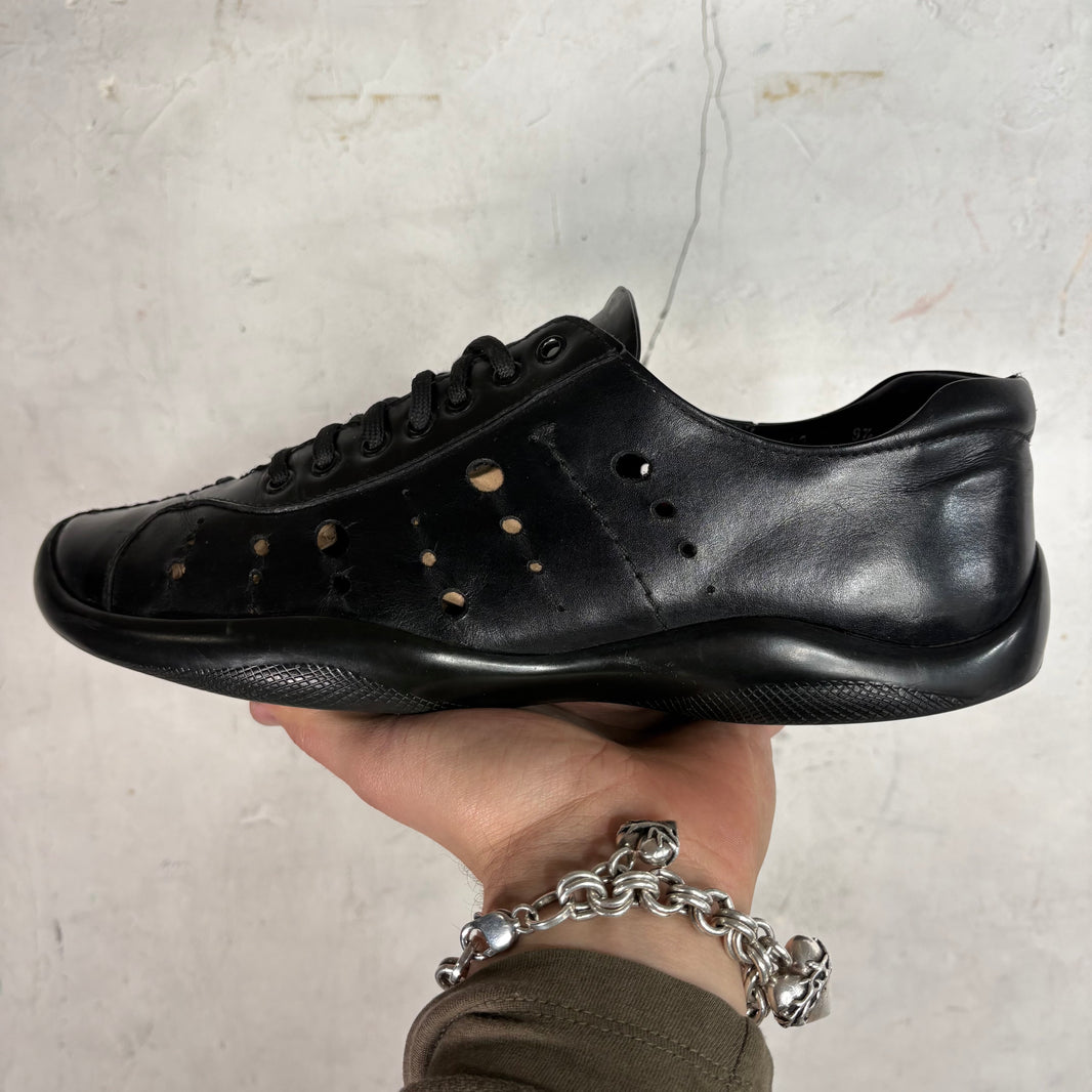 Prada Punch-Hole Trainers