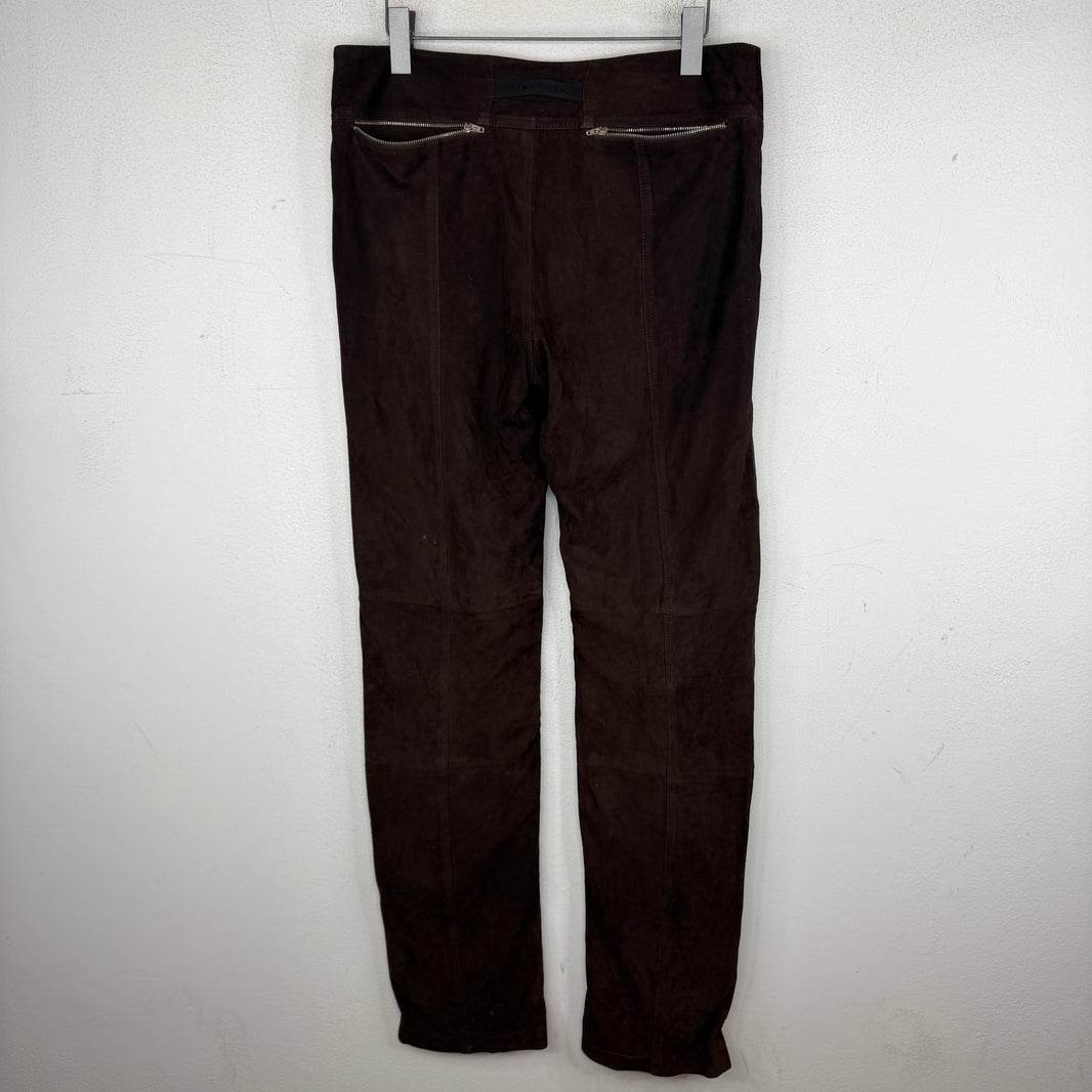 Alyx Leather Suede Zipper Pants