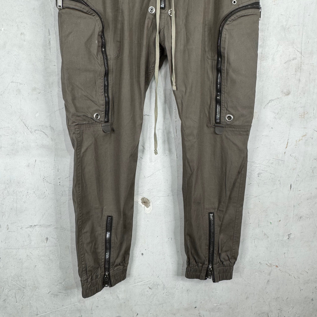 Rick Owens Phlegethon Dust Canvas Bauhaus Jogger
