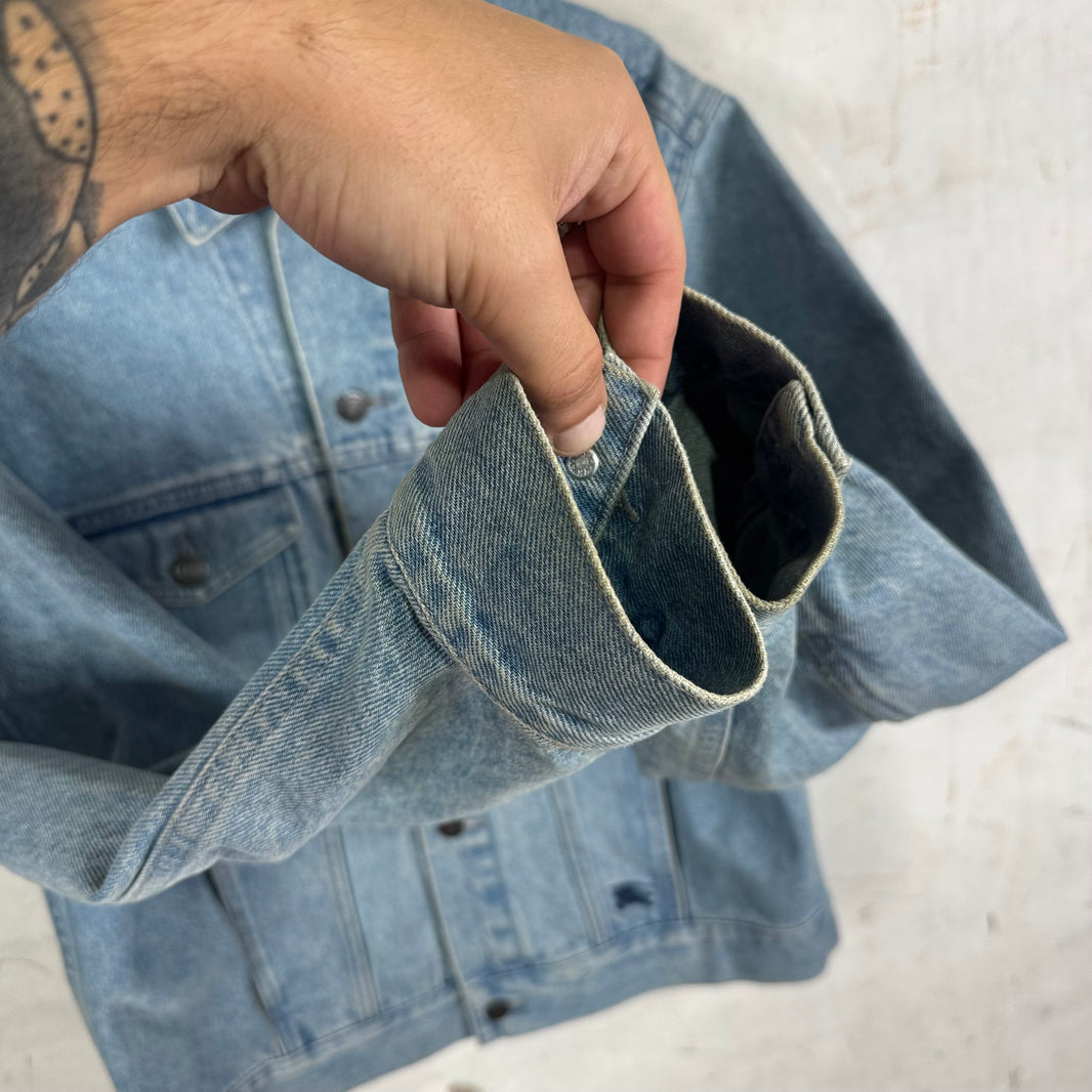 Supreme x Burberry Denim Trucker Jacket