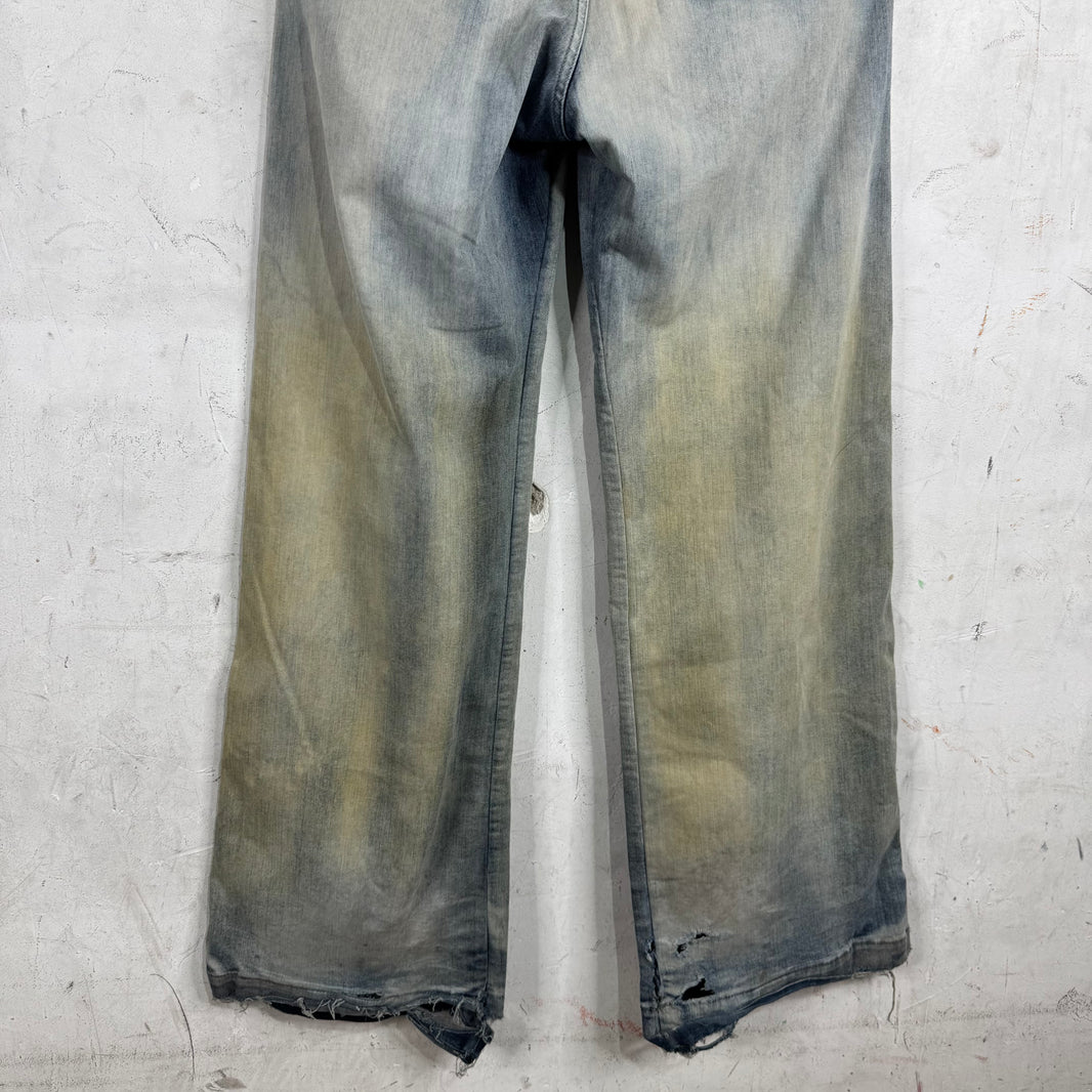 Rick Owens DRKSHDW Mineral Wash Bela Pants
