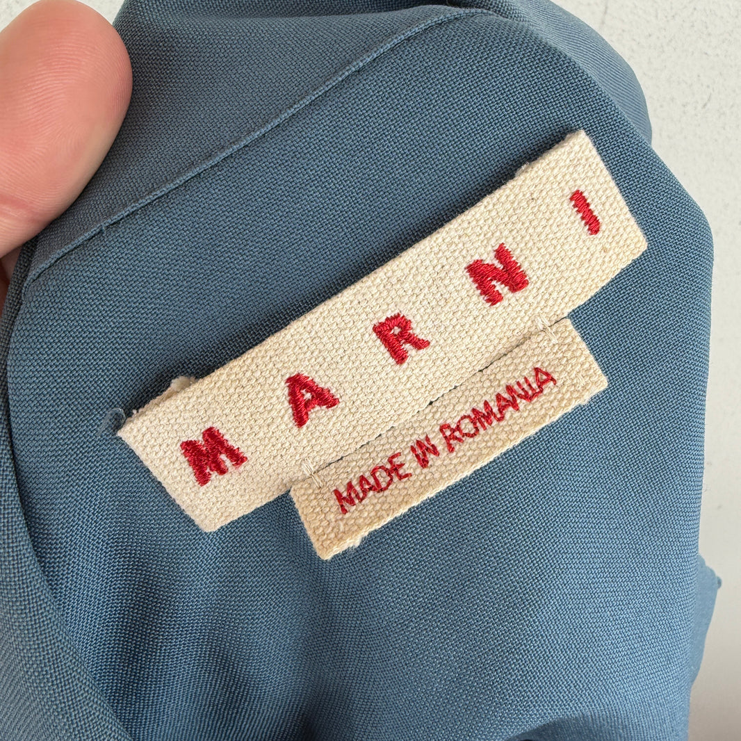 Marni Blue Button Up Shirt