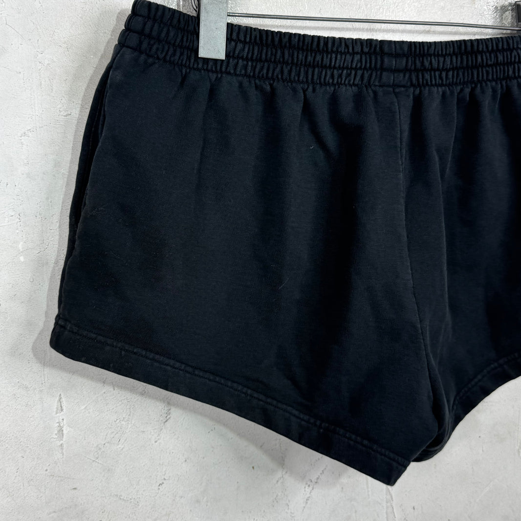 Balenciaga Black Short Sweatshorts