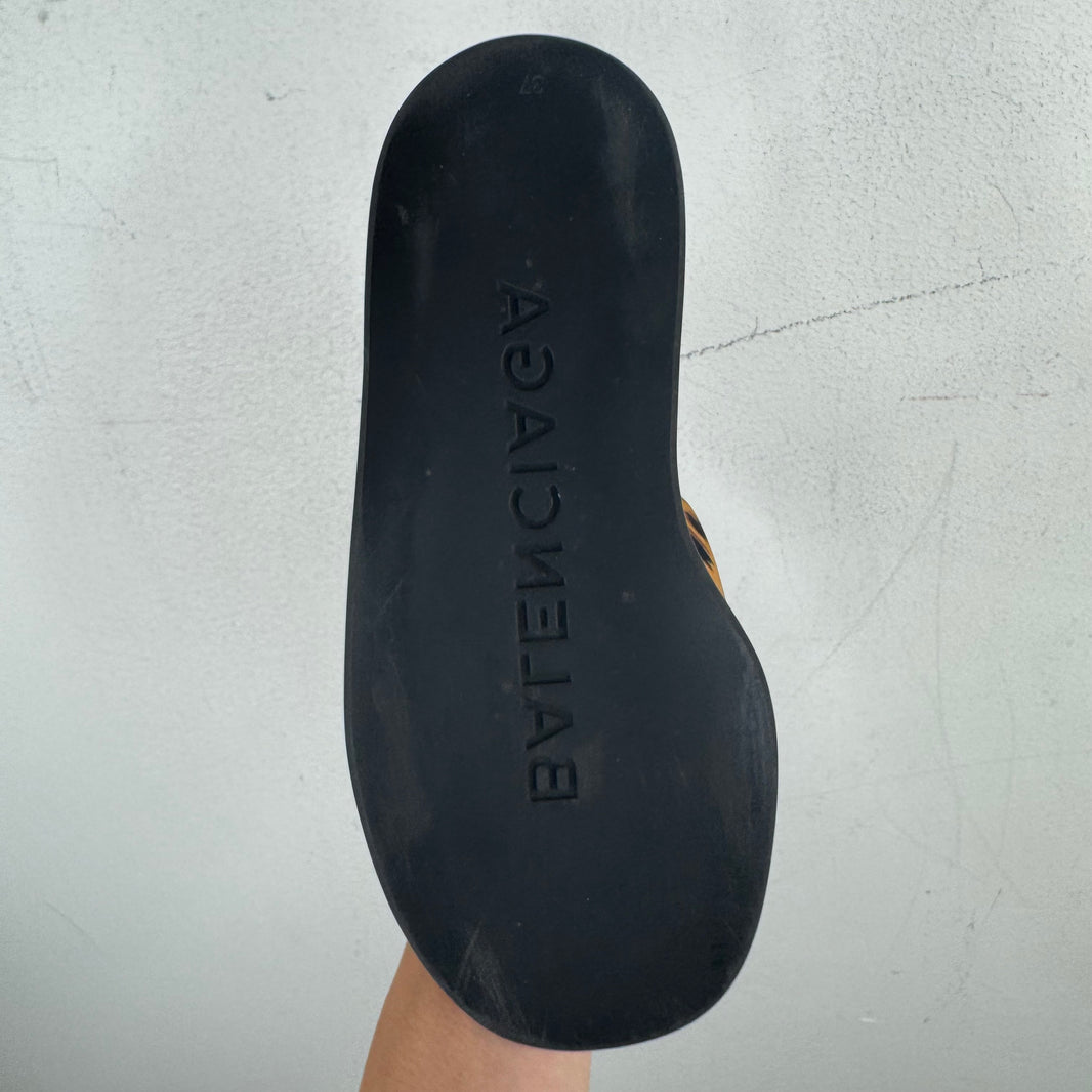 Balenciaga Spandex Fur Sandals