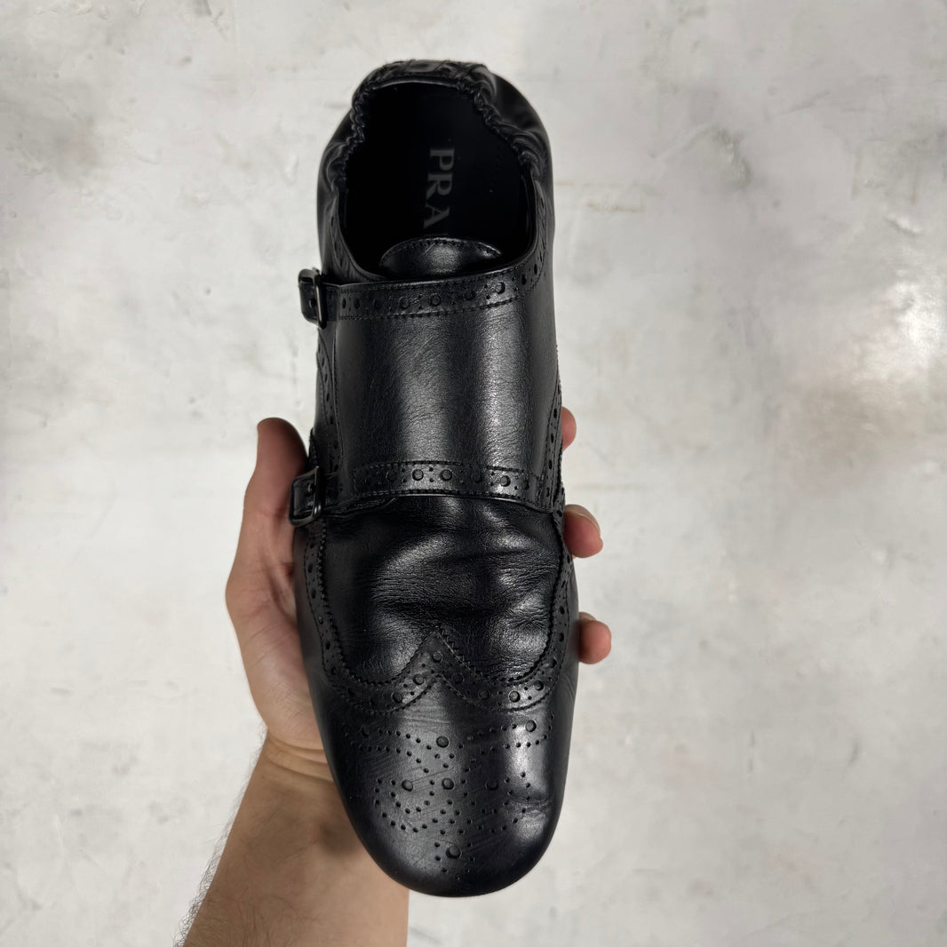 Prada Shuffle Double Monk Shoes
