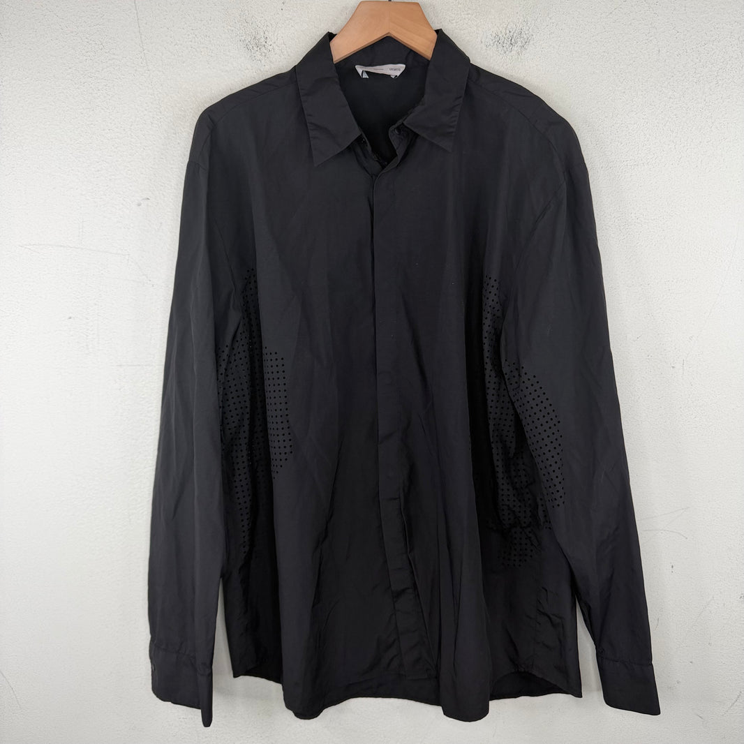 Post Archive Faction Black Nylon L/S Shirt