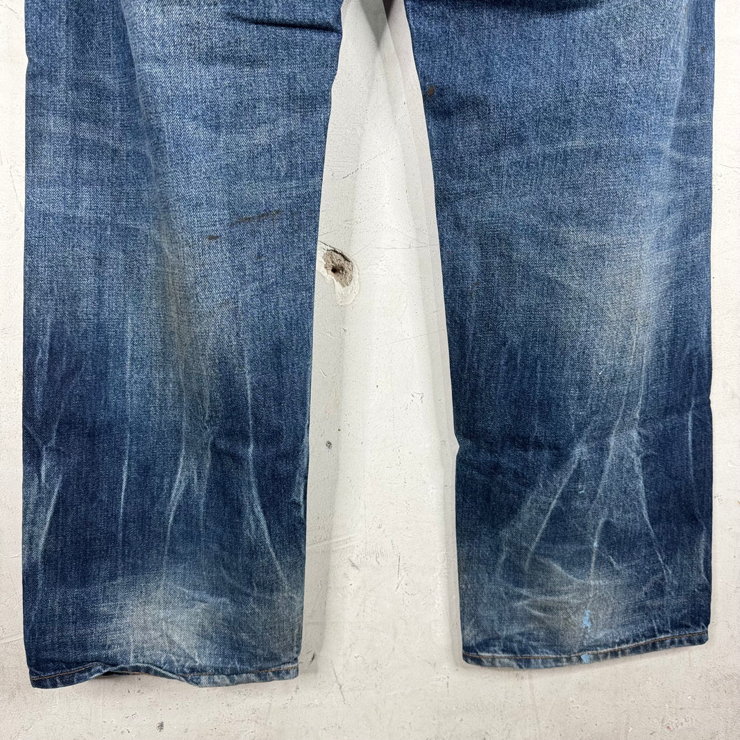 Supreme Medium Wash Loose Fit Selvedge Jeans