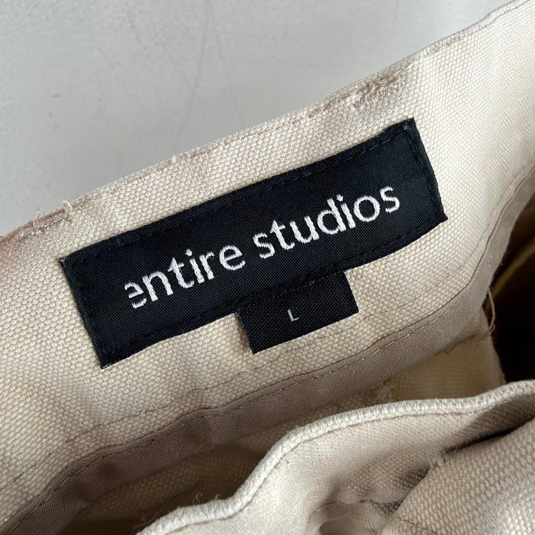 Entire Studios White Darted Jeans