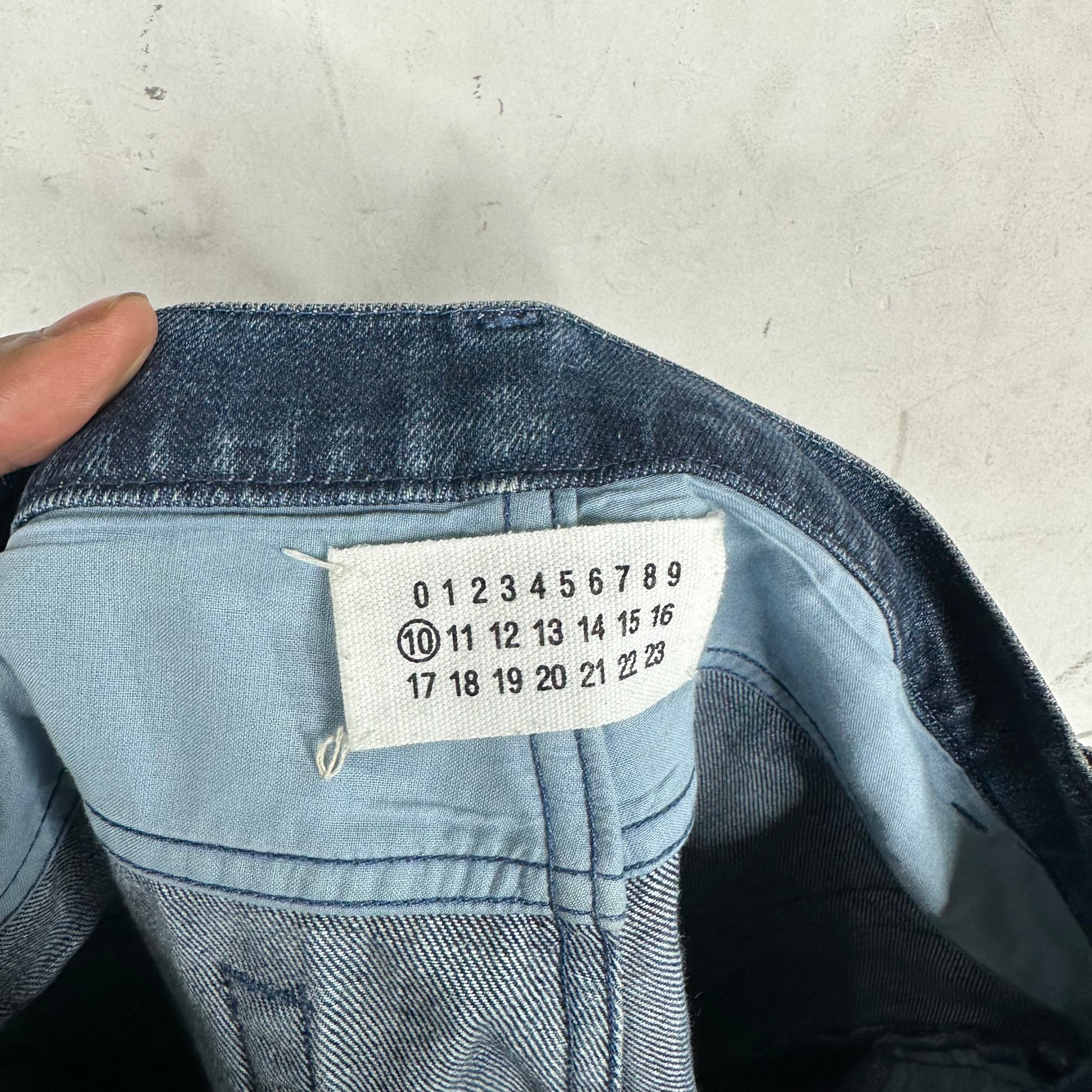 Margiela Straight Frosted Denim