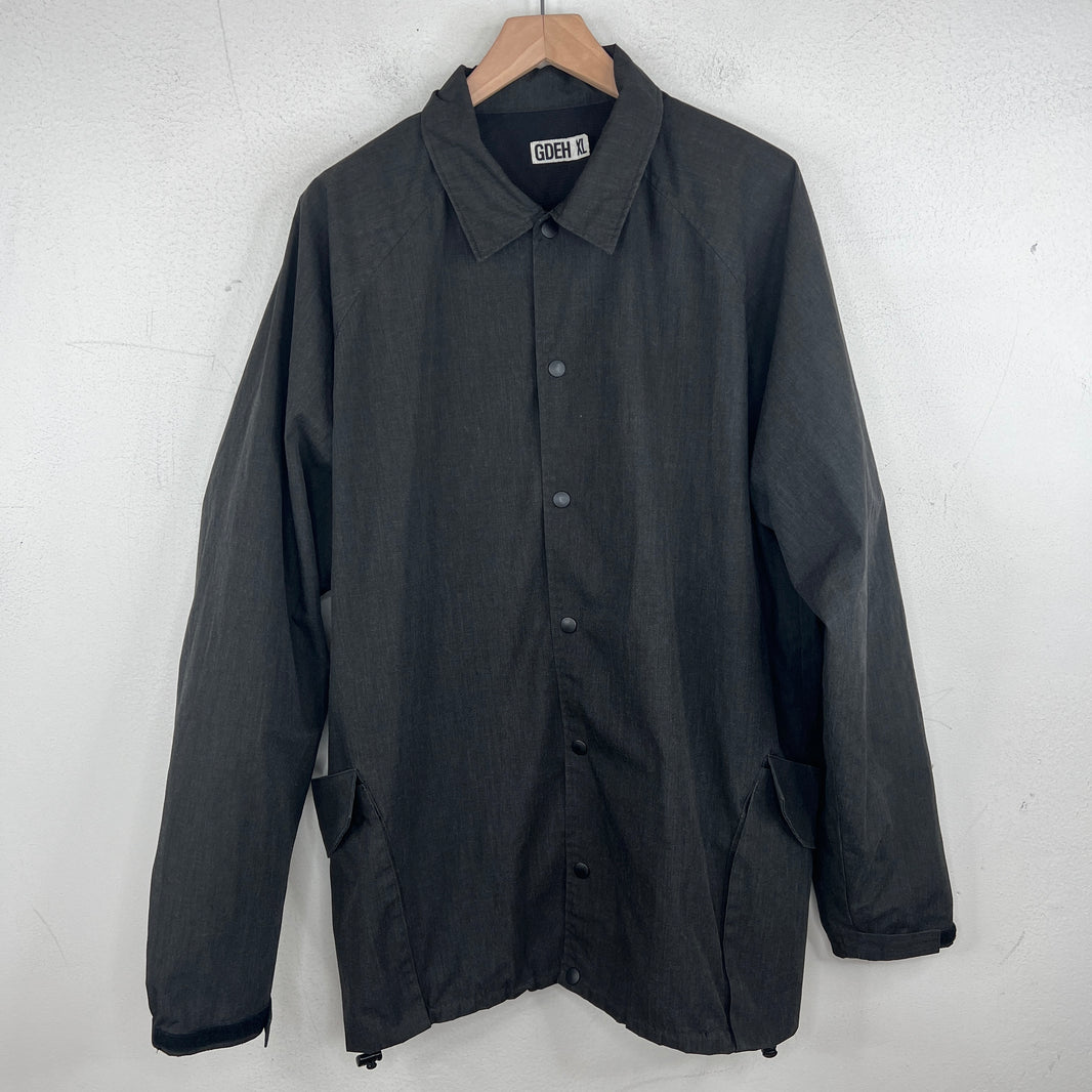 Goodenough Gray Snap Button Coaches Jacket