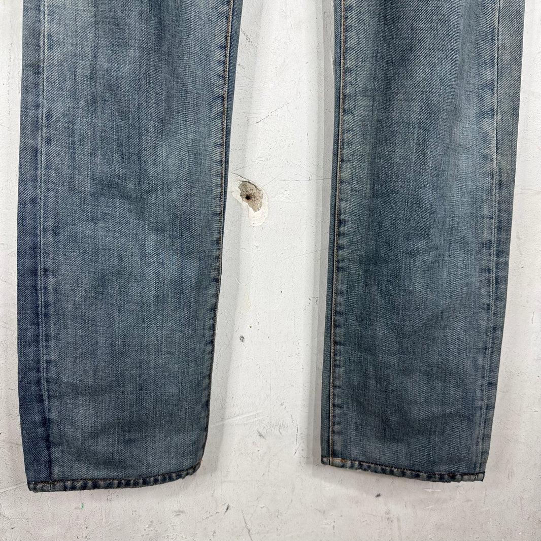 Dior SS08 Silver Waxed Jeans
