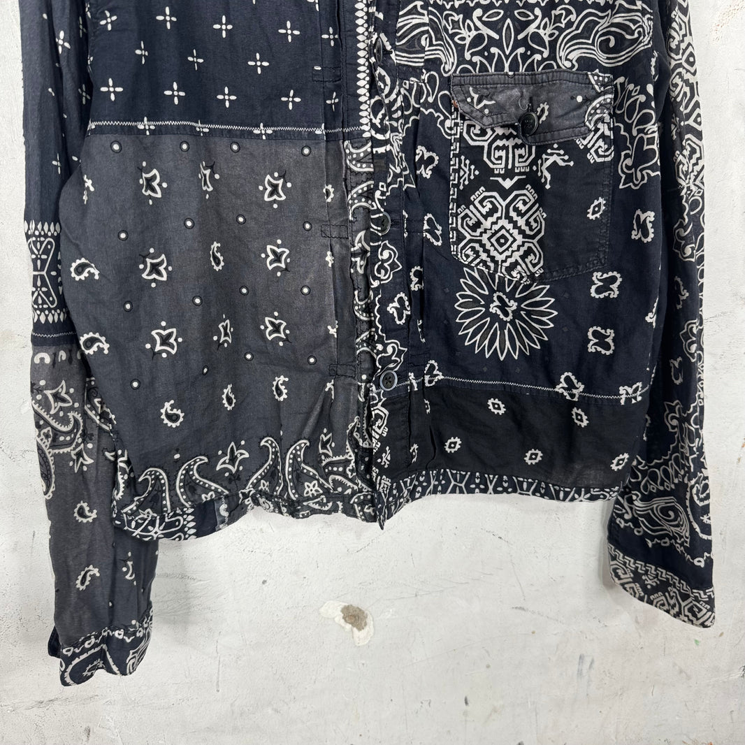 Kapital Navy Paisley Overshirt
