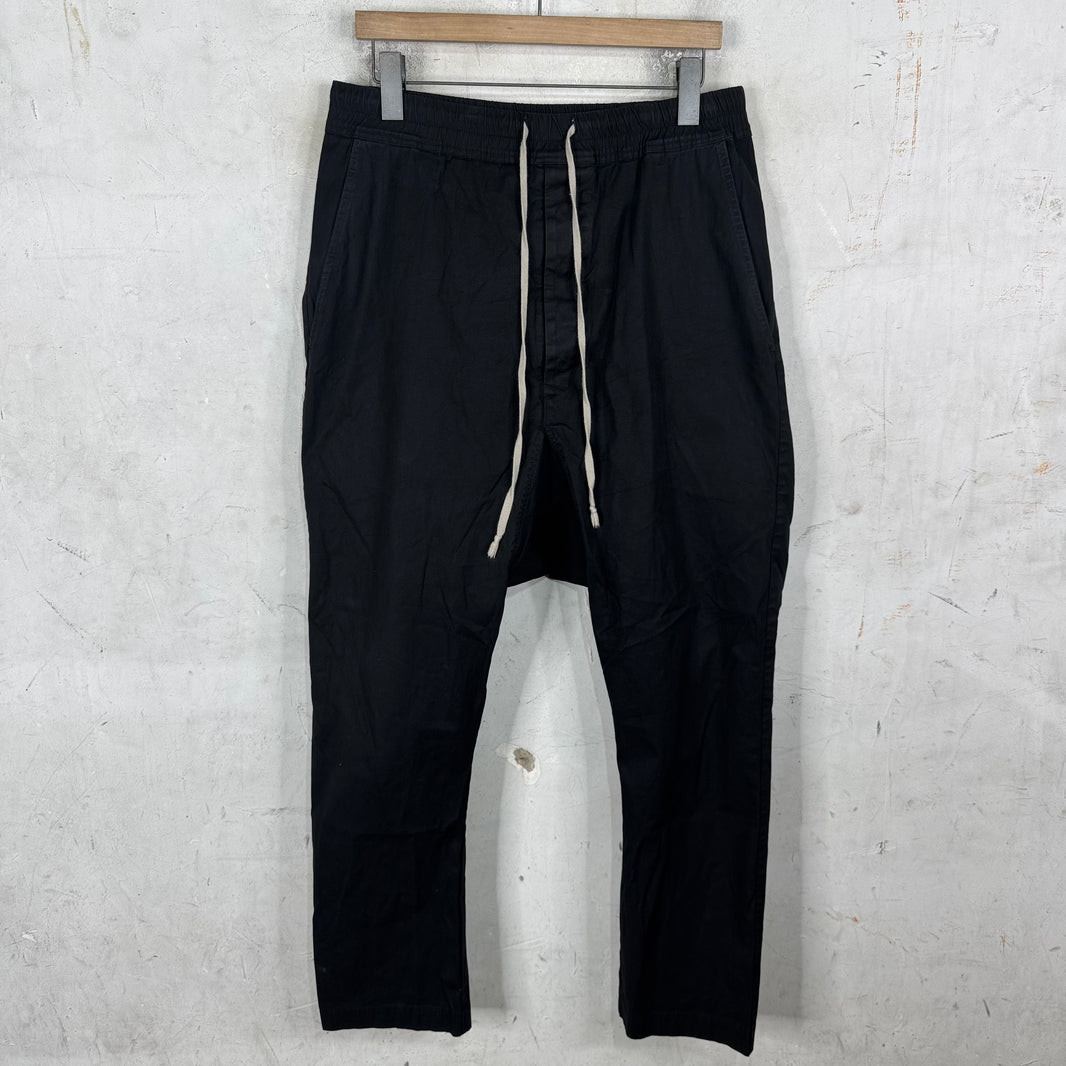 Rick Owens Forever Drop-Crotch Canvas Pants