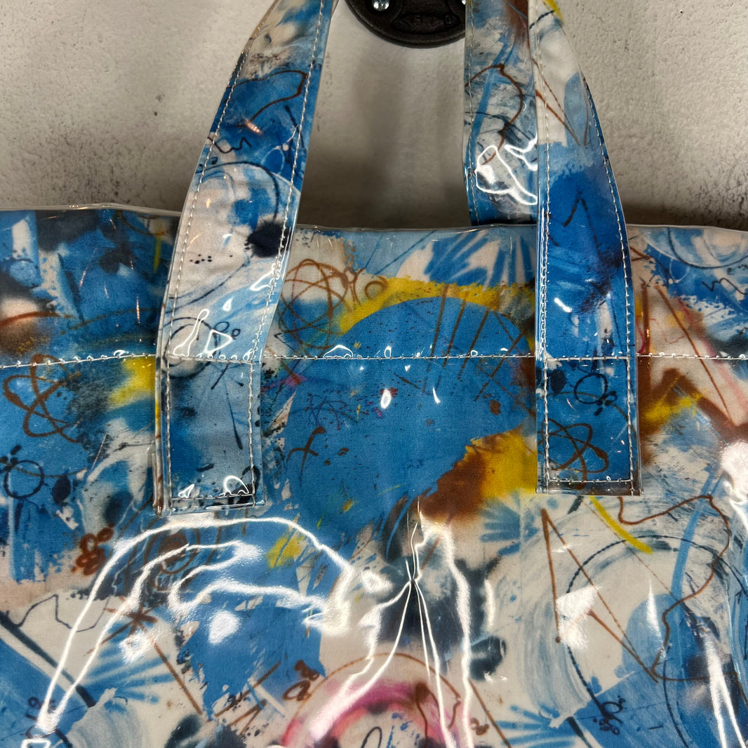 CDG Futura Patent Tote Bag