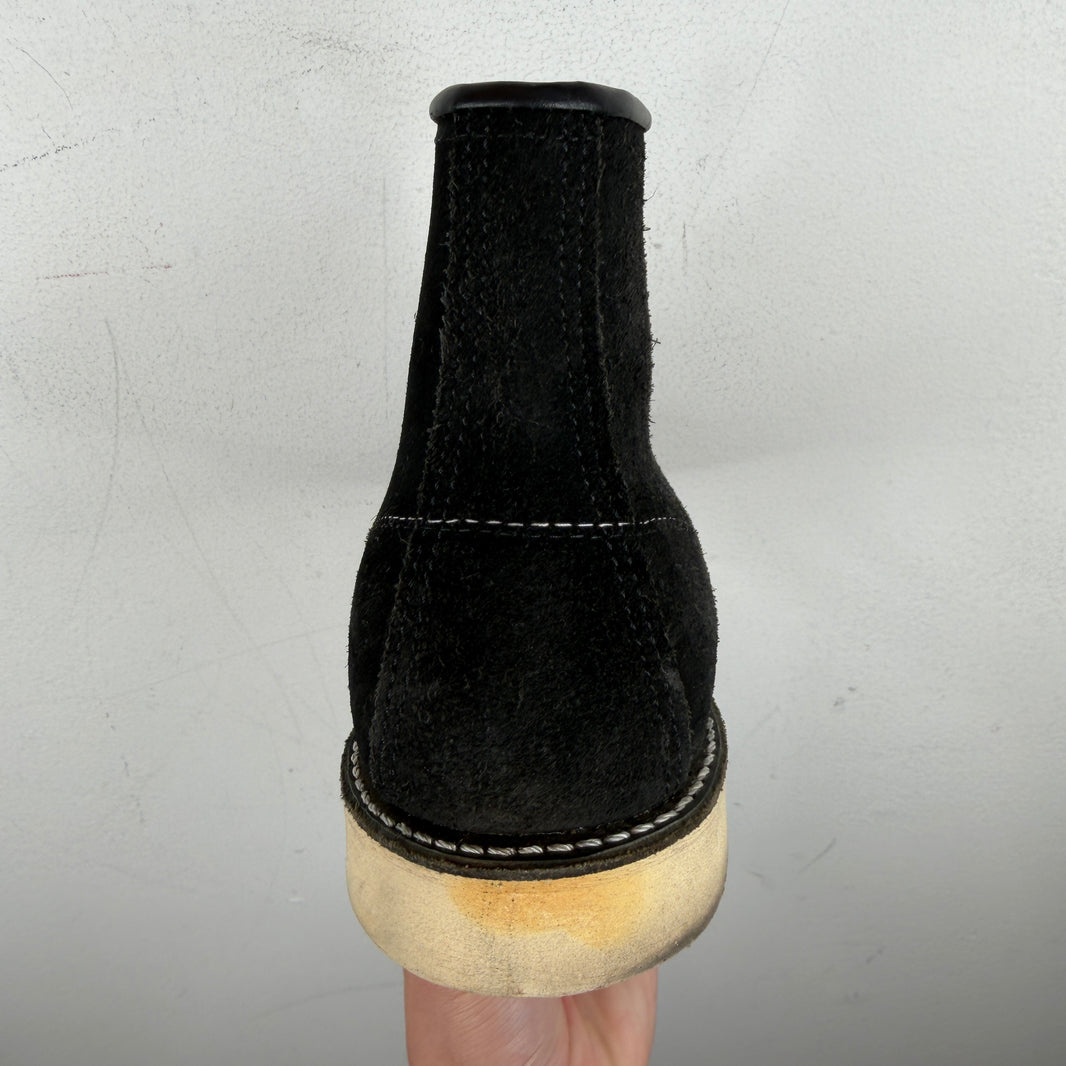 Redwing Black Suede Moc Lace Boot