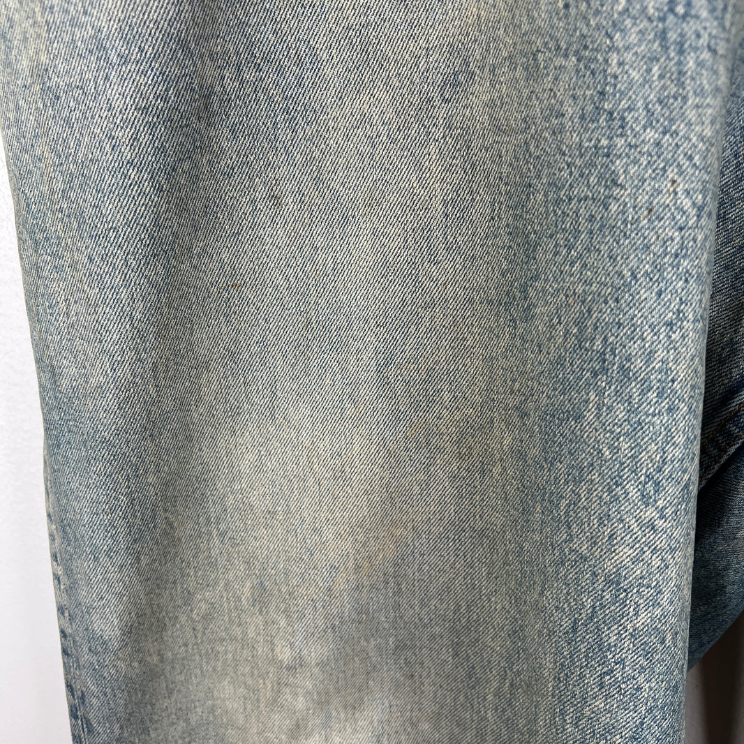 Balenciaga Waxed Baggy Jeans