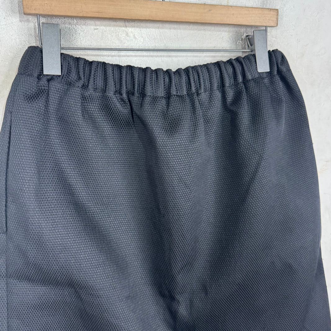 CDG Pleated Woven Poly Skirt