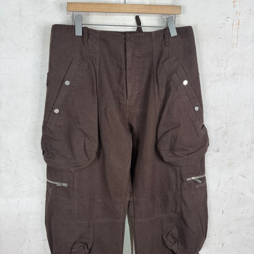 Jacquemus Brown Loose Cargos