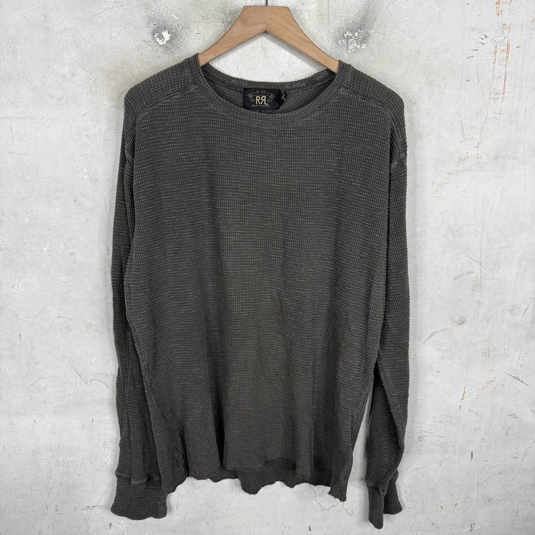 RRL Grey Thermal Shirt