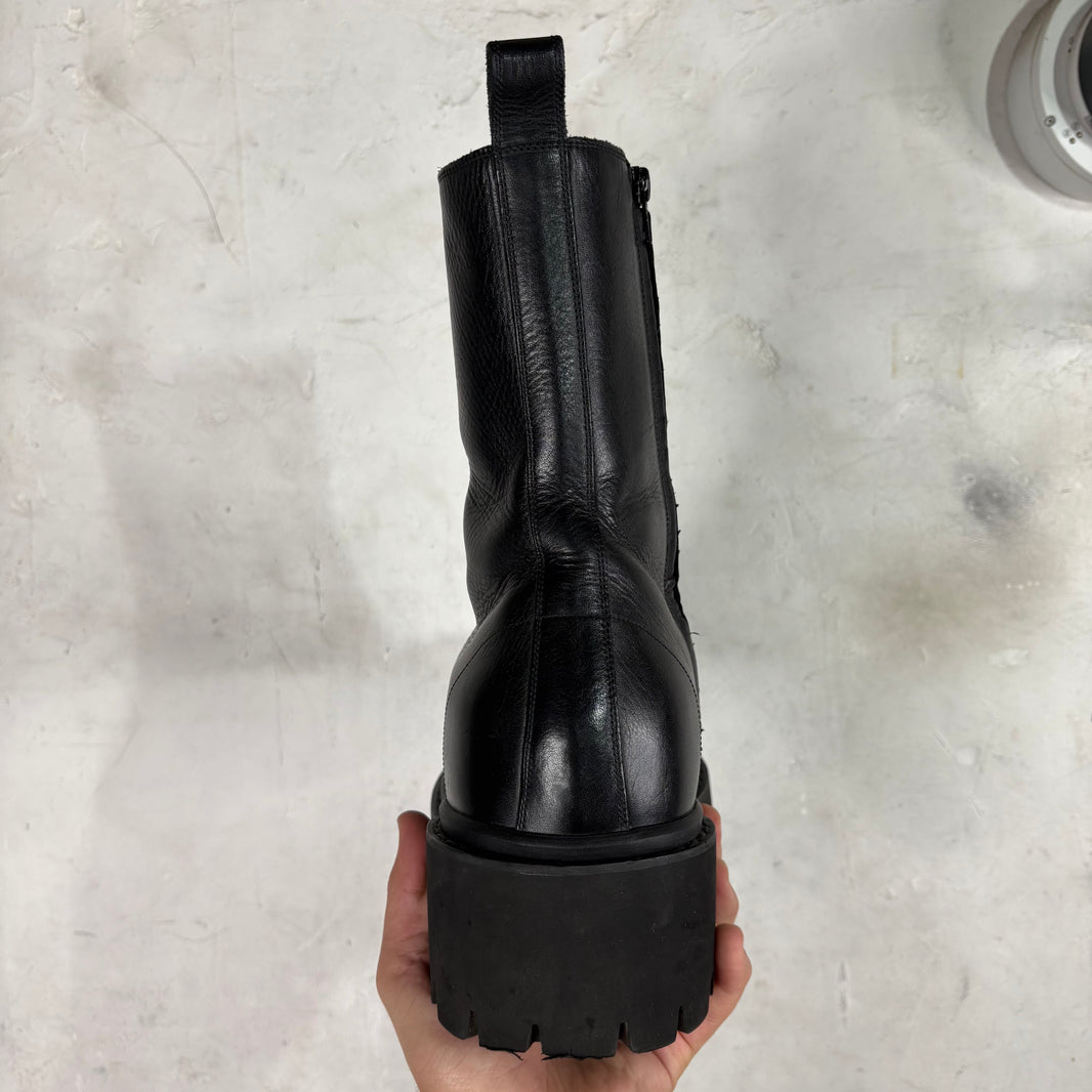 Balenciaga Leather Stomper Boot