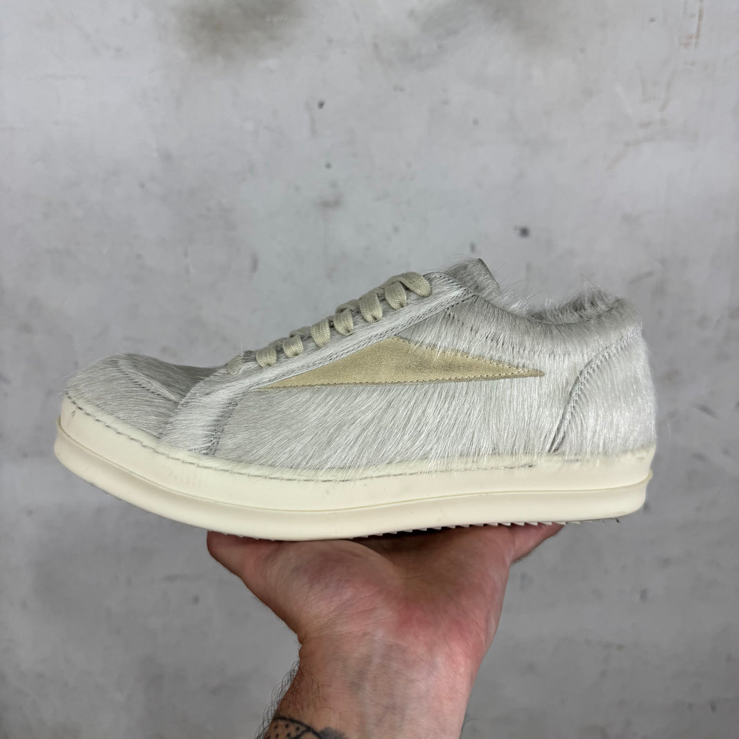 Rick Owens Ponyhair Cream Vans