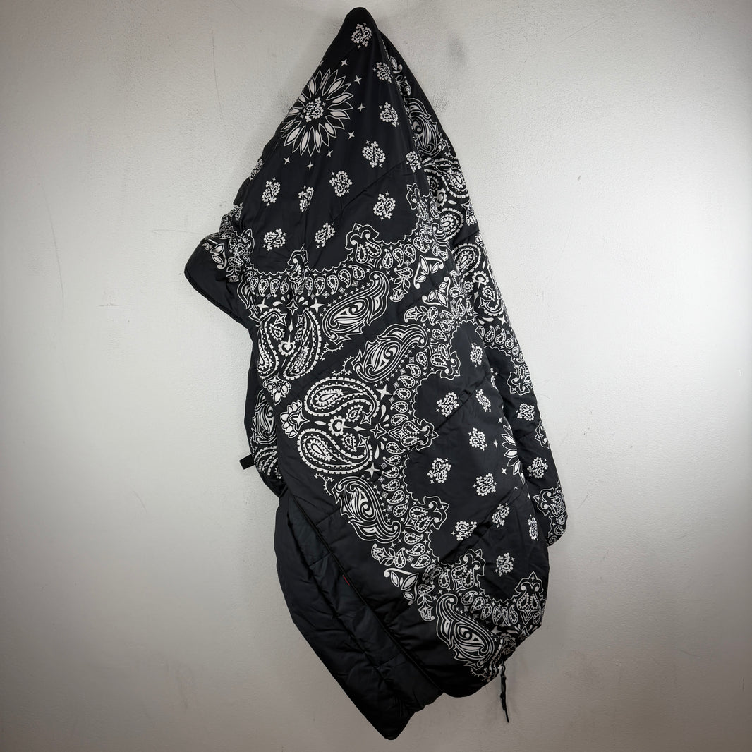 Supreme TNF Black Paisley Sleeping Bag