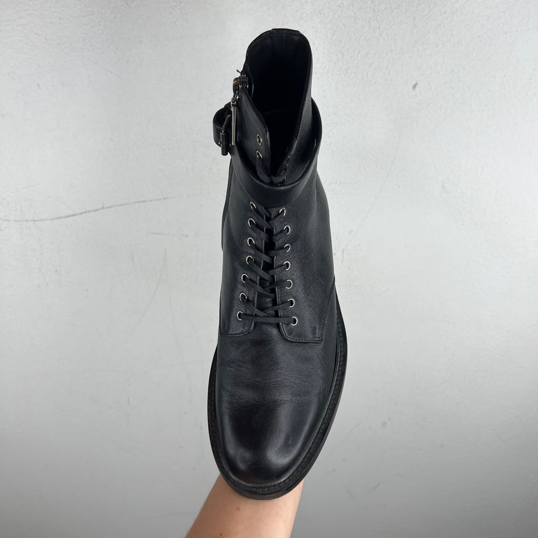 Saint Laurent Strapped Army Boots
