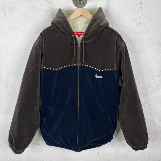 Supreme Velour Studded Fleece Lined Jacket