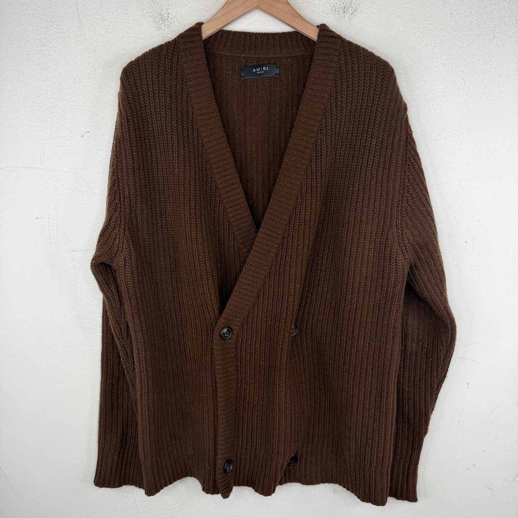 Amiri Double Breasted Knit Cardigan