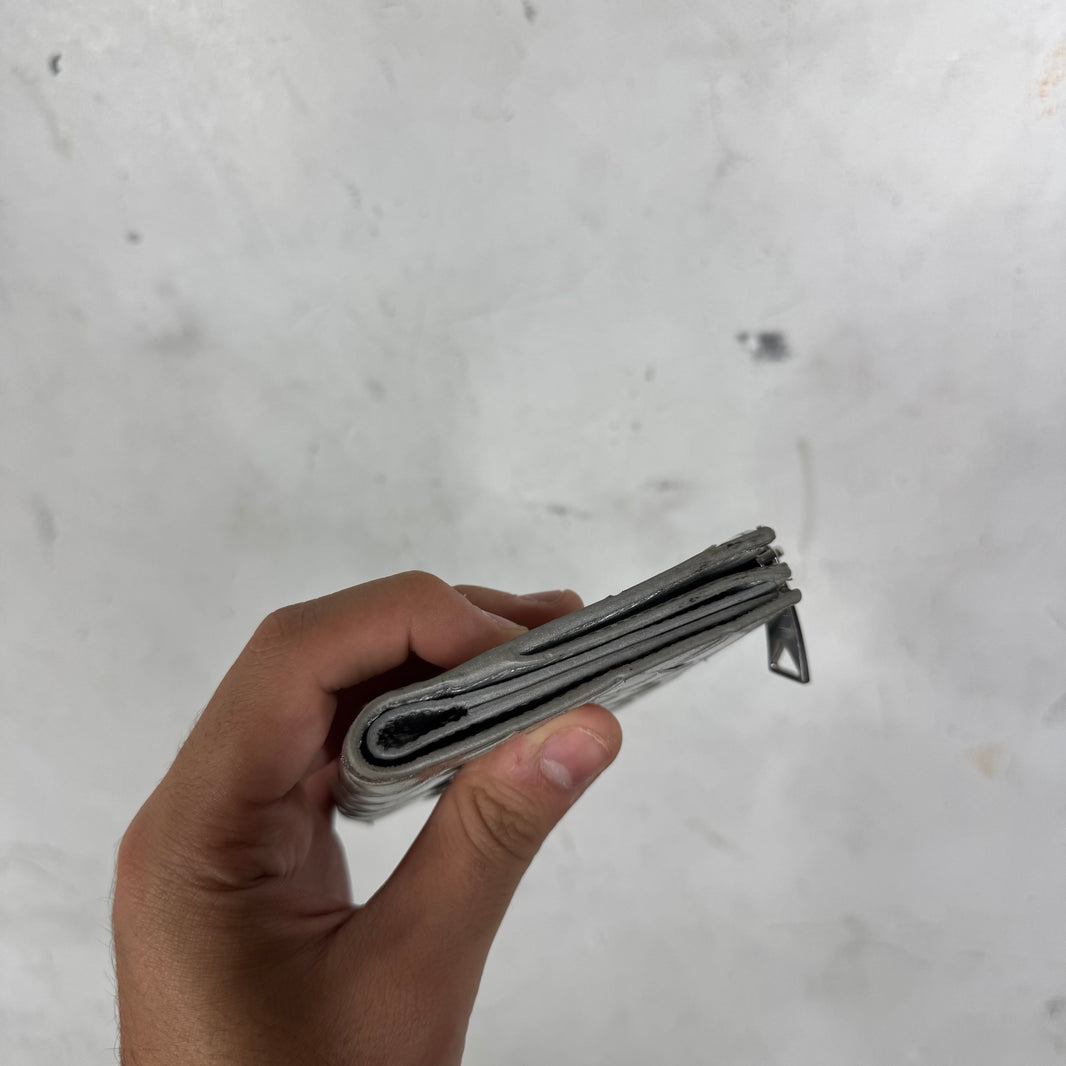 Bottega Metallic Intreciatto Bifold Wallet