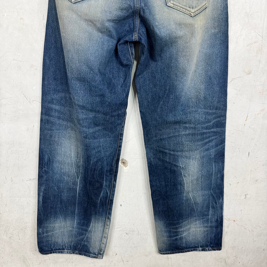 Supreme Faded Blue Selvedge Jeans