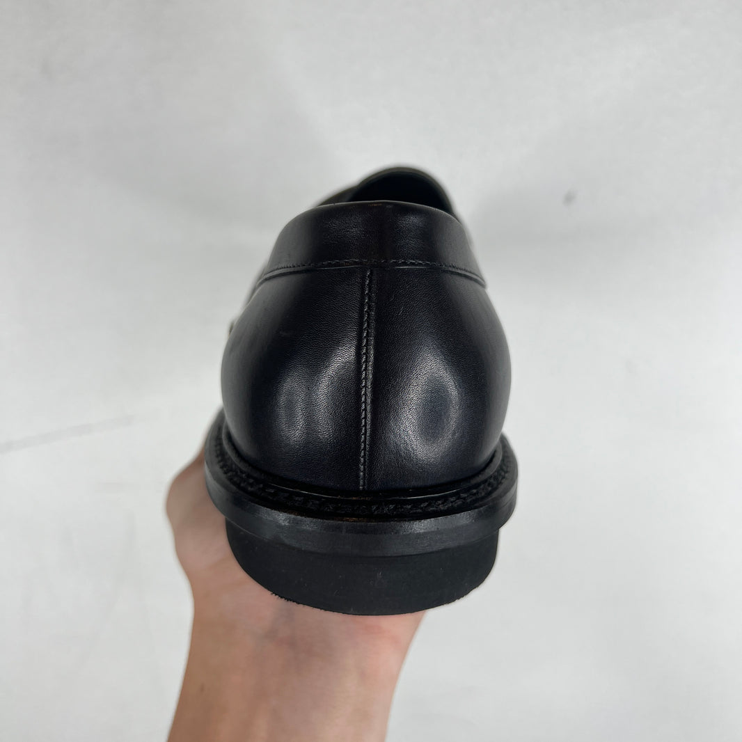 YSL Metal Strap Loafers
